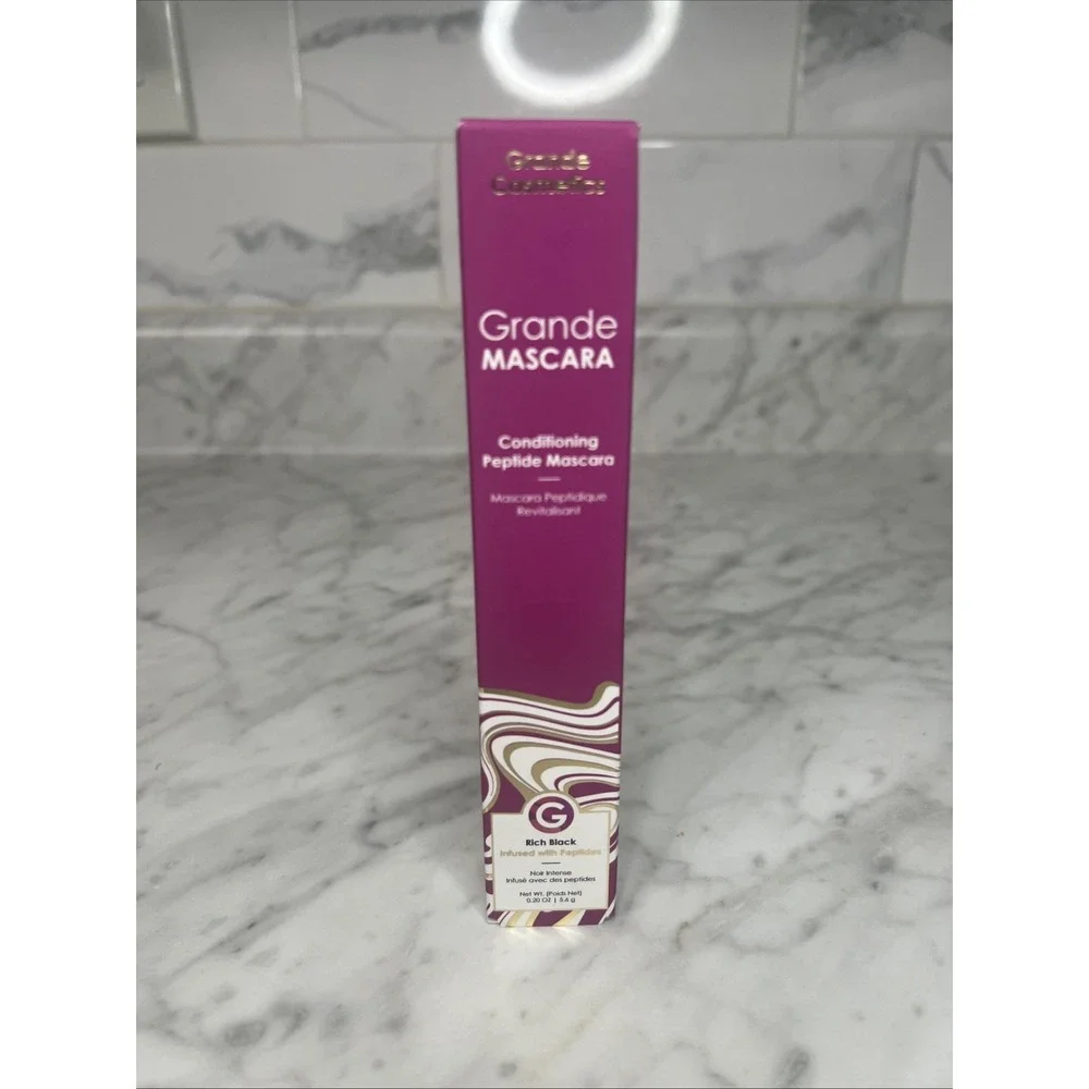 Grandelash Grande Mascara Conditioning Peptide RICH‎ BLACK .20 oz FULL SIZE
